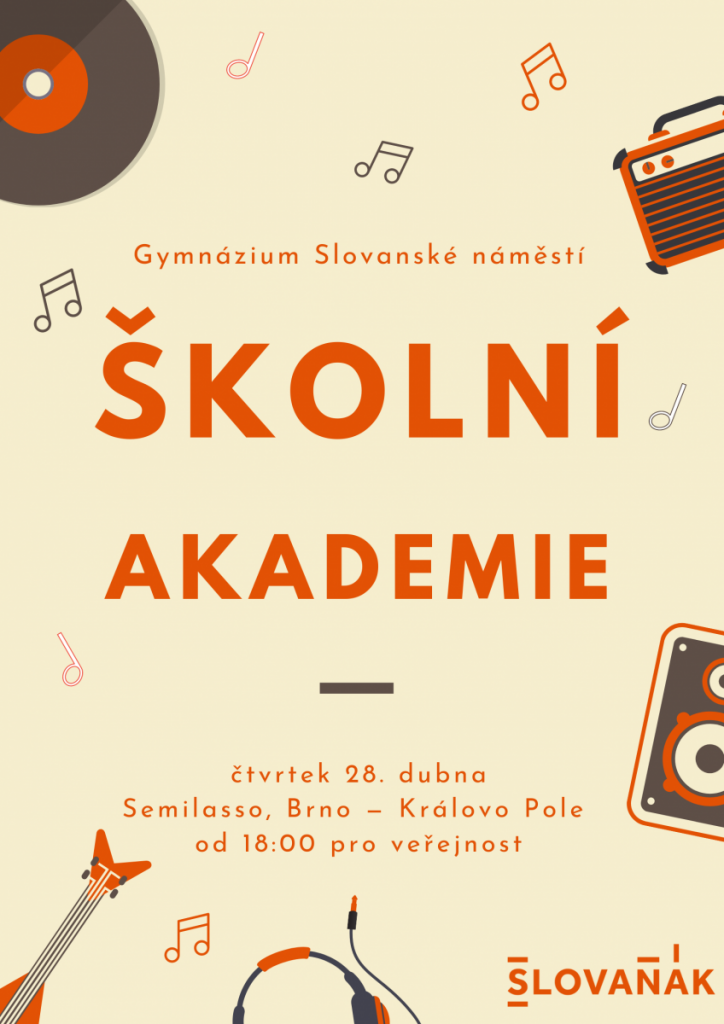 plakát - školní akademie